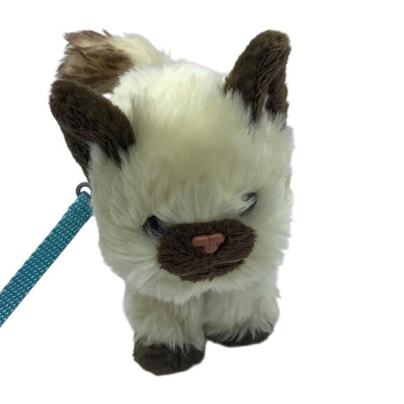 American Girl Doll Pet Himalayan Siamese Kitty Cat Plush Poseable Leash Harness - Picture 2 of 7